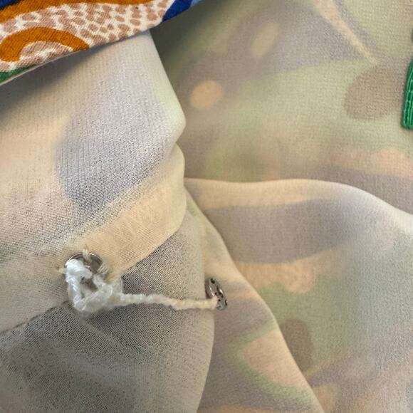 Girls From Savoy 8 Sweetheart Halter Midi‎ Dress Olive Green Anthropologie - Picture 8 of 8